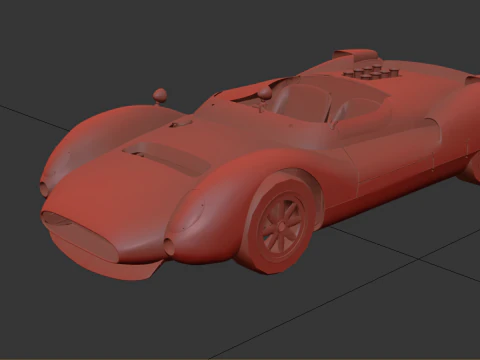 Shelby Cooper Monaco King Cobra 1963 3D Model