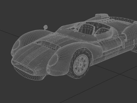 Shelby Cooper Monaco King Cobra 1963 3D Model
