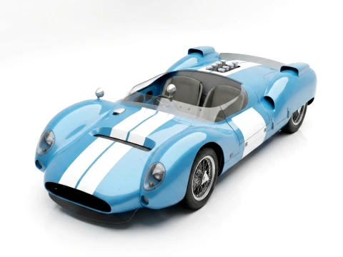 Shelby Cooper Monaco King Cobra 1963 3D Model