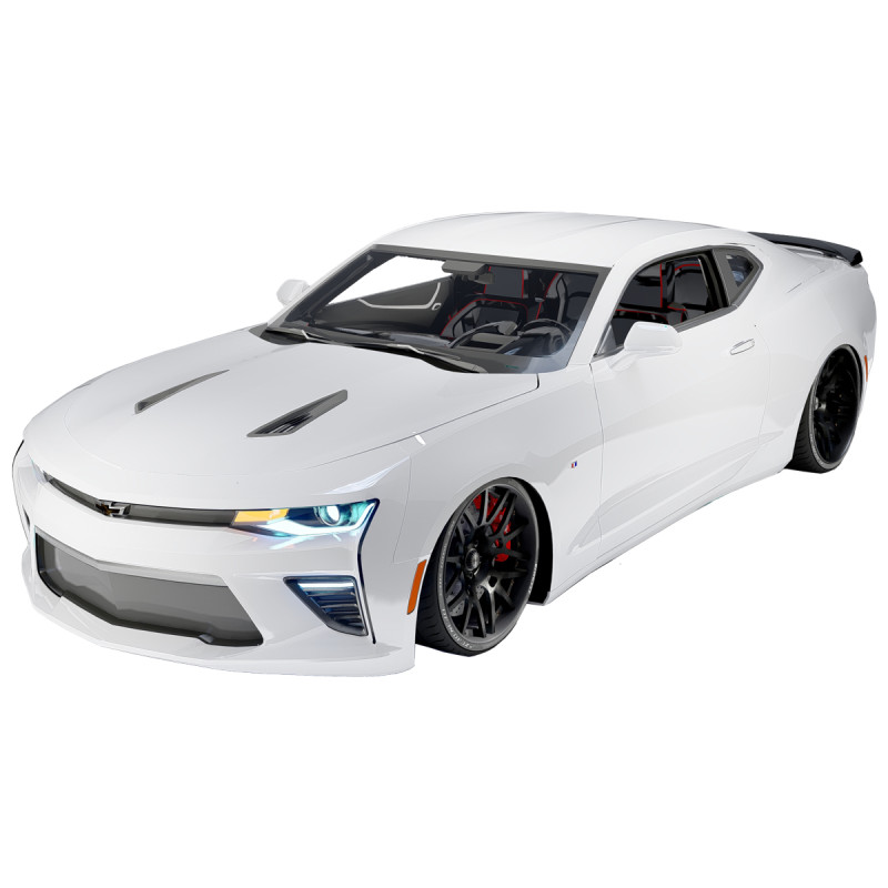 Chevrolet Camaro 2018 3D Model .c4d .max .obj .3ds .fbx .stl .blend 