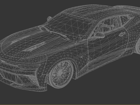 Chevrolet Camaro 2018 3D Model