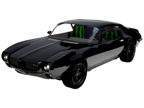 Pontiac Firebird 1972 3Dモデル