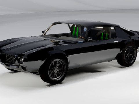 Pontiac Firebird 1972 3D Model