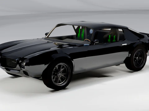 Pontiac Firebird 1972 3D Model