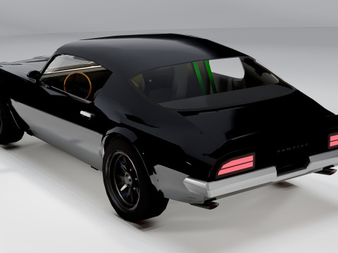 Pontiac Firebird 1972 3D Model