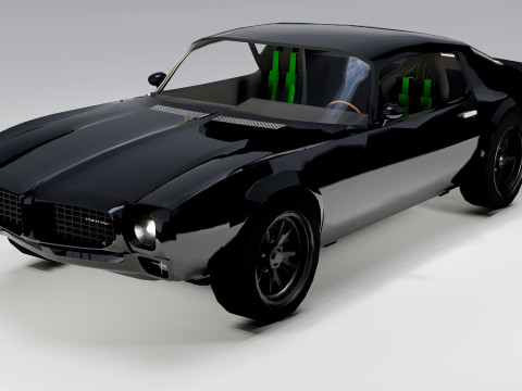 Pontiac Firebird 1972 3D Model