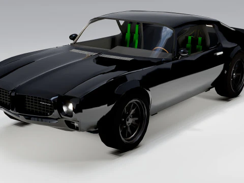 Pontiac Firebird 1972 3D Model
