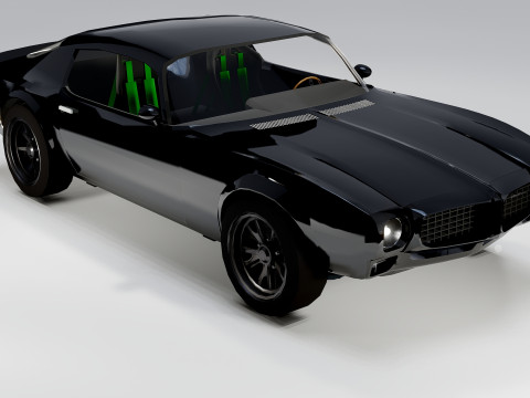 Pontiac Firebird 1972 3D Model