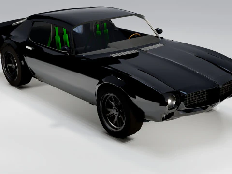 Pontiac Firebird 1972 3D Model