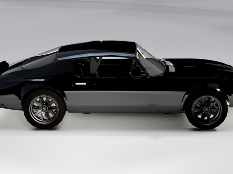 Pontiac Firebird 1972 3D Model