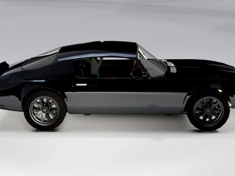 Pontiac Firebird 1972 3D Model