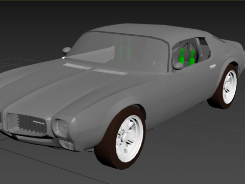 Pontiac Firebird 1972 3D Model