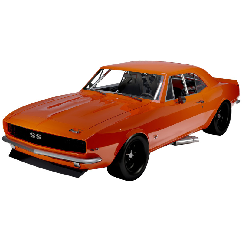 Chevrolet Camaro SS 1967 Modello 3D .c4d .max .obj .3ds .fbx .stl .blend