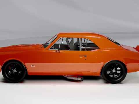 Chevrolet Camaro SS 1967 Modello 3D
