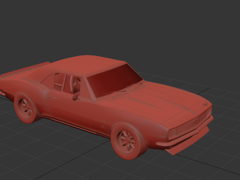Chevrolet Camaro SS 1967 Modello 3D