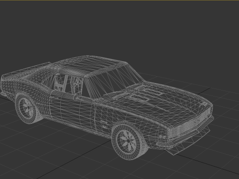 Chevrolet Camaro SS 1967 Modello 3D