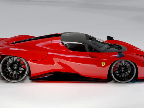 Ferrari Daytona SP3 Forgiato 3D Model