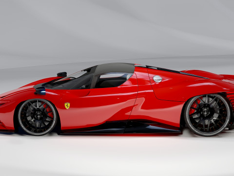 Ferrari Daytona SP3 Forgiato 3D Modell