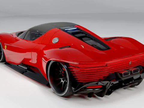 Ferrari Daytona SP3 Forgiato 3D Model