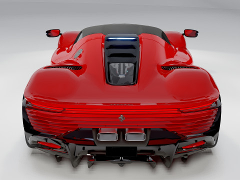 Ferrari Daytona SP3 Forgiato 3D Modell