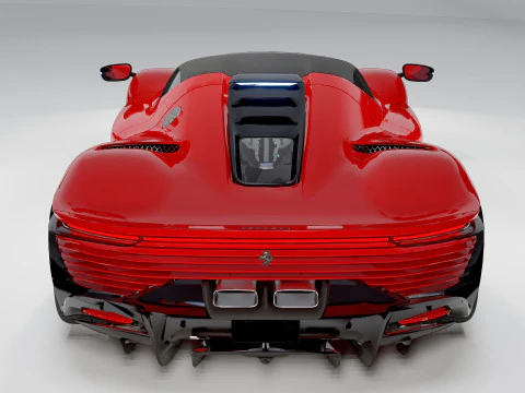 Ferrari Daytona SP3 Forgiato 3D Model
