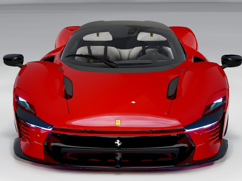 Ferrari Daytona SP3 Forgiato 3D Modell