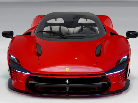 Ferrari Daytona SP3 Forgiato 3D Model
