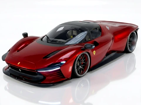 Ferrari Daytona SP3 Forgiato Modello 3D