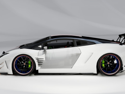 Lambo rghini Gallardo Widebody Racing Edition 3D 模型
