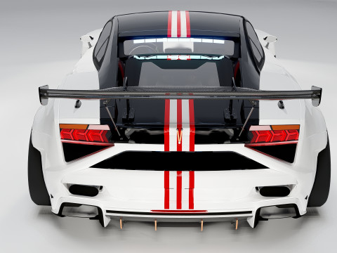 Lambo rghini Gallardo Widebody Racing Edition 3D 模型