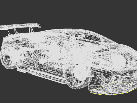 Lambo rghini Gallardo Widebody Racing Edition 3D 模型