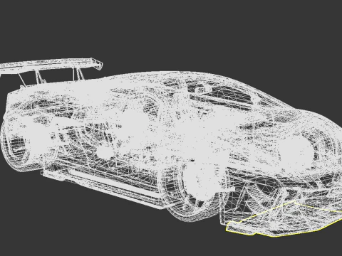 Lambo rghini Gallardo Widebody Racing Edition 3D Model