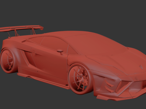Lambo rghini Gallardo Widebody Racing Edition 3D 模型
