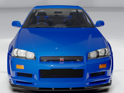 Nissan Skyline GT-R R34 Modelo 3D