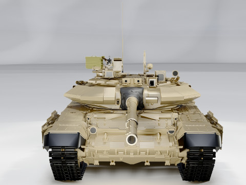 T-90S Main Battle Tank Panzer 3D Model
