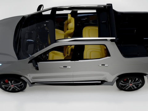 Fiat Toro Compact Pickup Truck 3D 모델