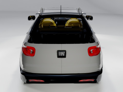 Fiat Toro Compact Pickup Truck 3D 모델