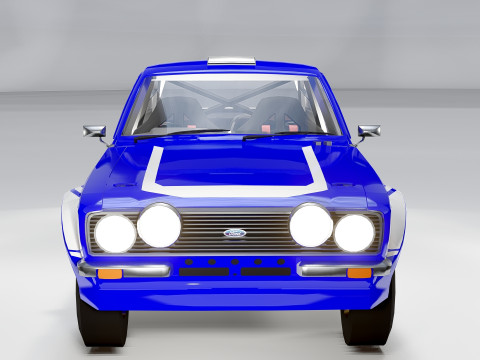 Fo rd Escort Mk2 Fast Furious 6 Rally Car Model 3D