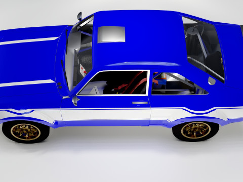Fo rd Escort Mk2 Fast Furious 6 Rally Car Model 3D