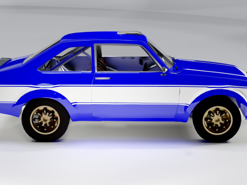 Fo rd Escort Mk2 Fast Furious 6 Rally Car Model 3D