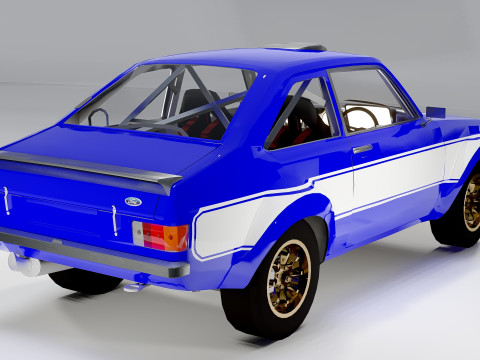 Fo rd Escort Mk2 Fast Furious 6 Rally Car Model 3D