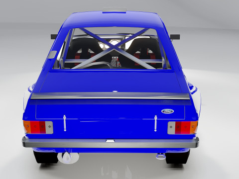 Fo rd Escort Mk2 Fast Furious 6 Rally Car Model 3D