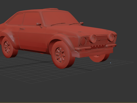Fo rd Escort Mk2 Fast Furious 6 Rally Car Model 3D