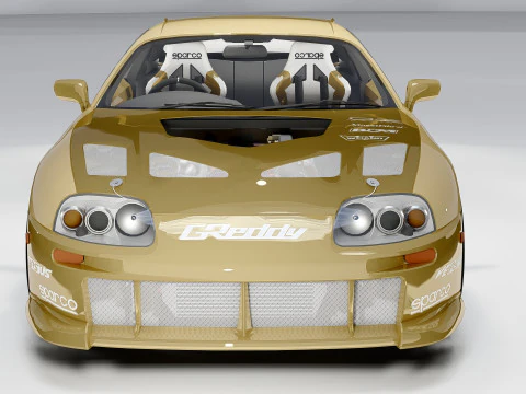 Toyota Supra Turbo Mk IV 1993 2 Fast 2 Furious Livery 3D Model