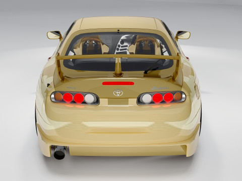 丰田 Supra Turbo Mk IV 1993 2 Fast 2 Furious 涂装 3D 模型