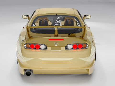 Toyota Supra Turbo Mk IV 1993 2 Fast 2 Furious Livery 3D Model