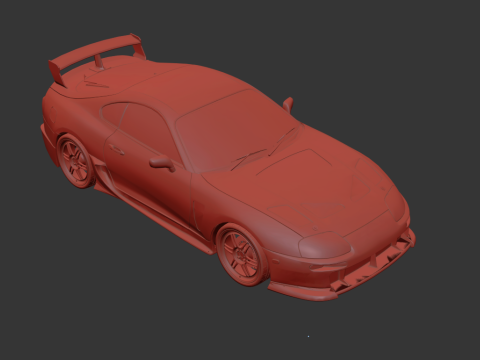 丰田 Supra Turbo Mk IV 1993 2 Fast 2 Furious 涂装 3D 模型