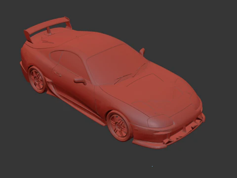 Toyota Supra Turbo Mk IV 1993 2 Fast 2 Furious Livery 3D Model