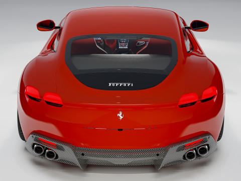 Ferrari Roma Italian Luxury Sports Car 3D Model