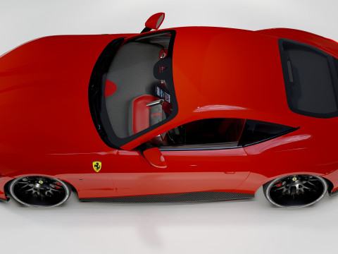Ferrari Roma Italian Luxury Sports Car 3D Model